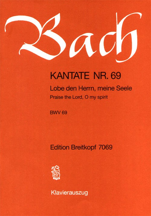 Bach, Kantate Nr. 69 (Breitkopf)
