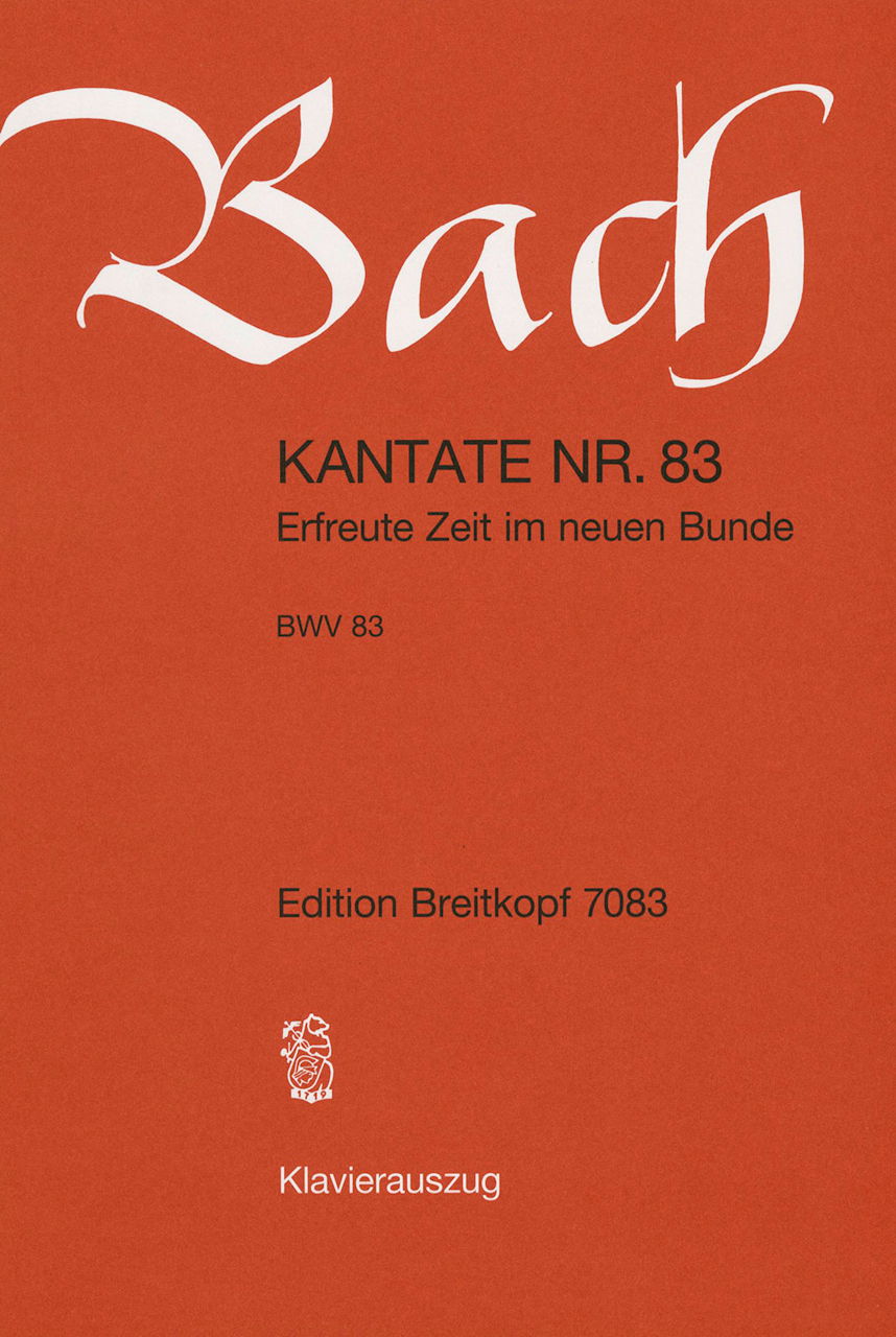 Bach, Kantate Nr. 83 (Breitkopf)