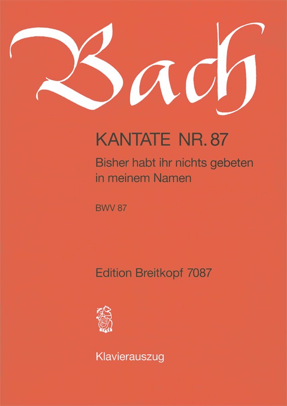 Bach, Kantate Nr. 87 (Breitkopf)