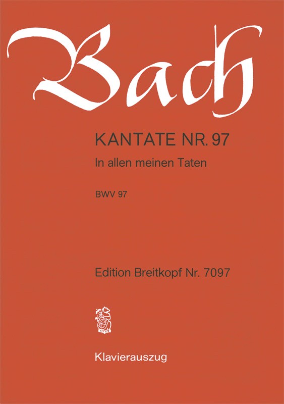 Bach, Kantate Nr. 97 (Breitkopf)