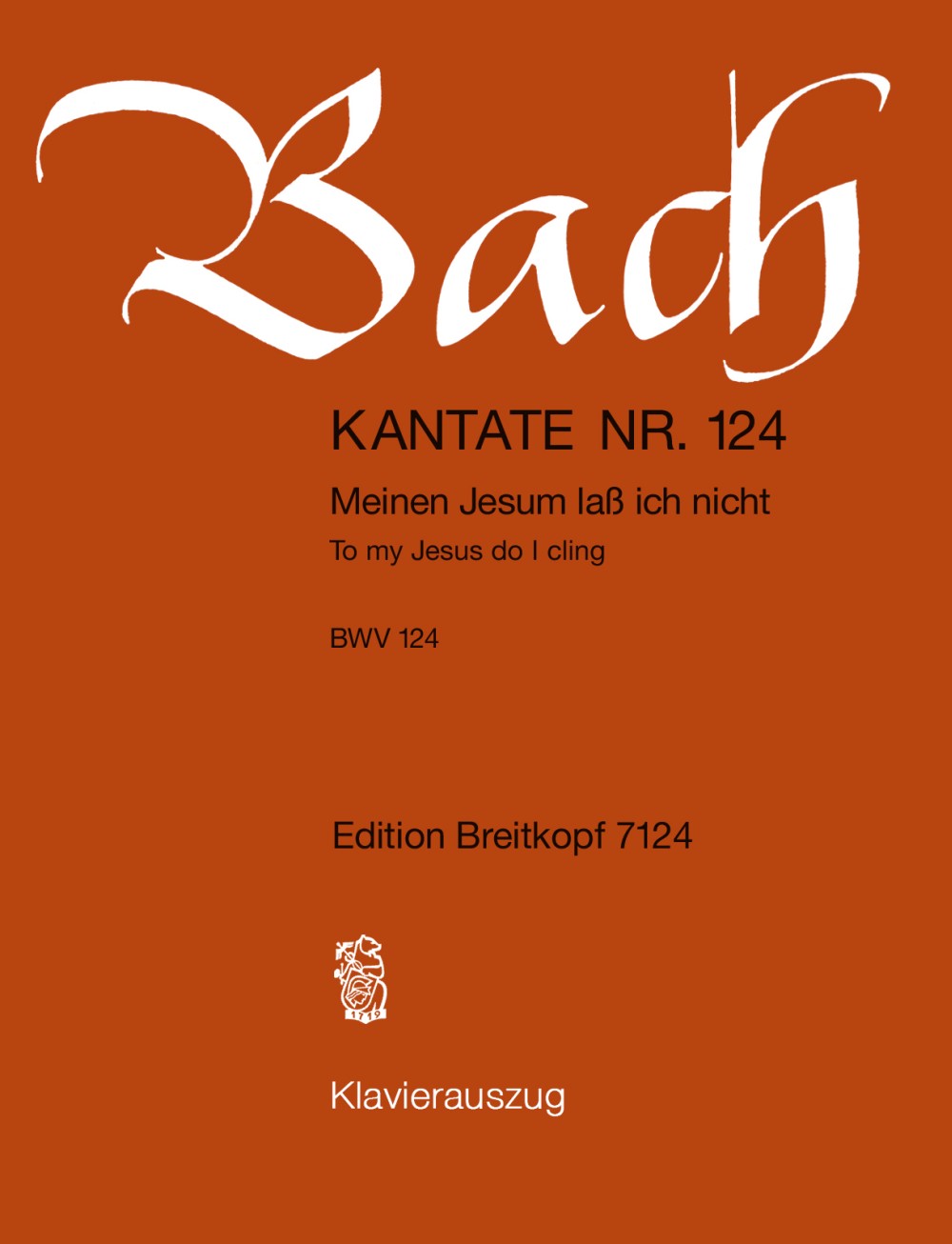 Bach, Kantate Nr.124 (Breitkopf)