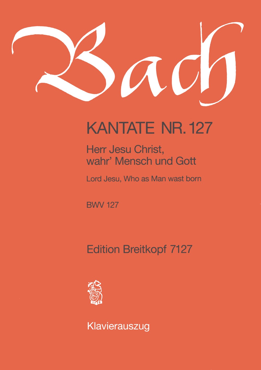 Bach, Kantate Nr. 127 (Breitkopf)