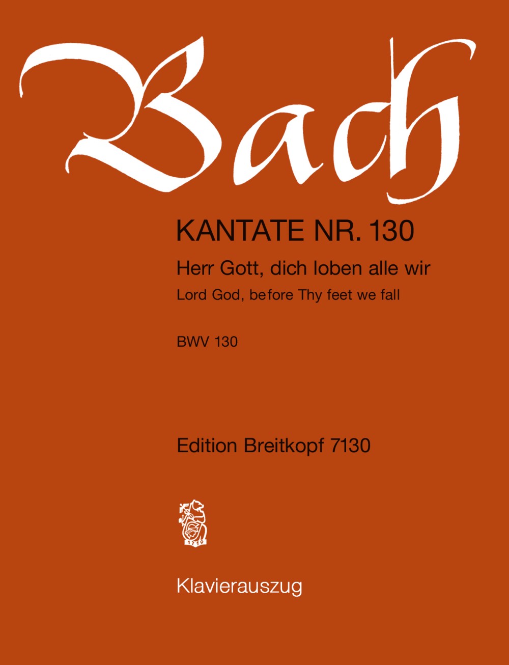 Bach, Kantate Nr.130 (Breitkopf)