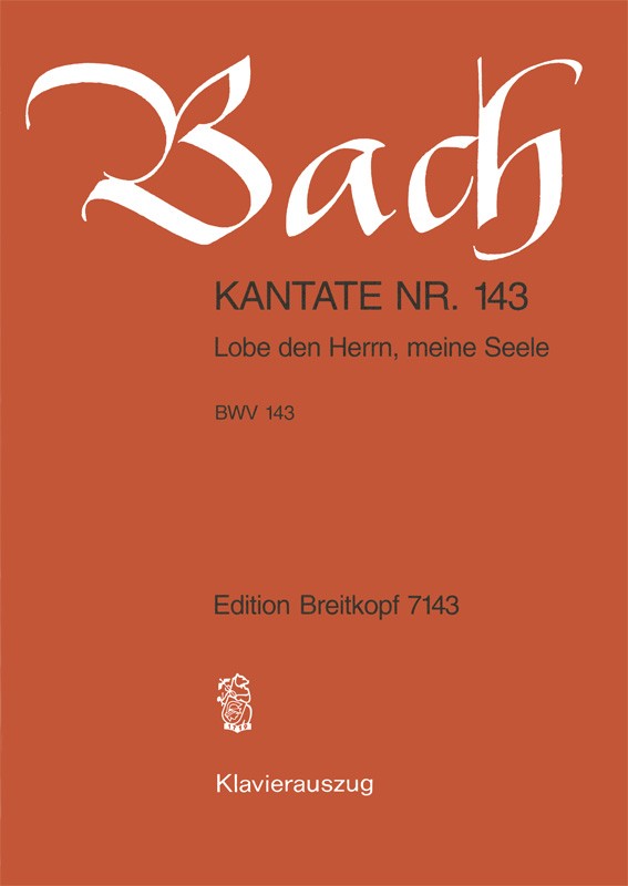 Bach, Kantate Nr.143 (Breitkopf)