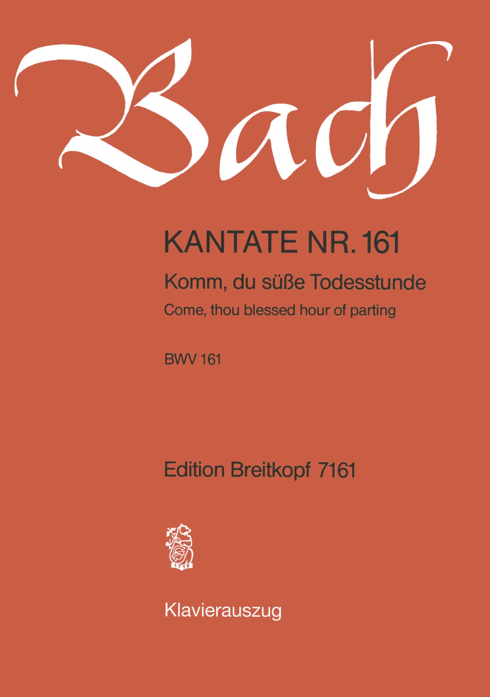 Bach, Kantate Nr.161 (Breitkopf)