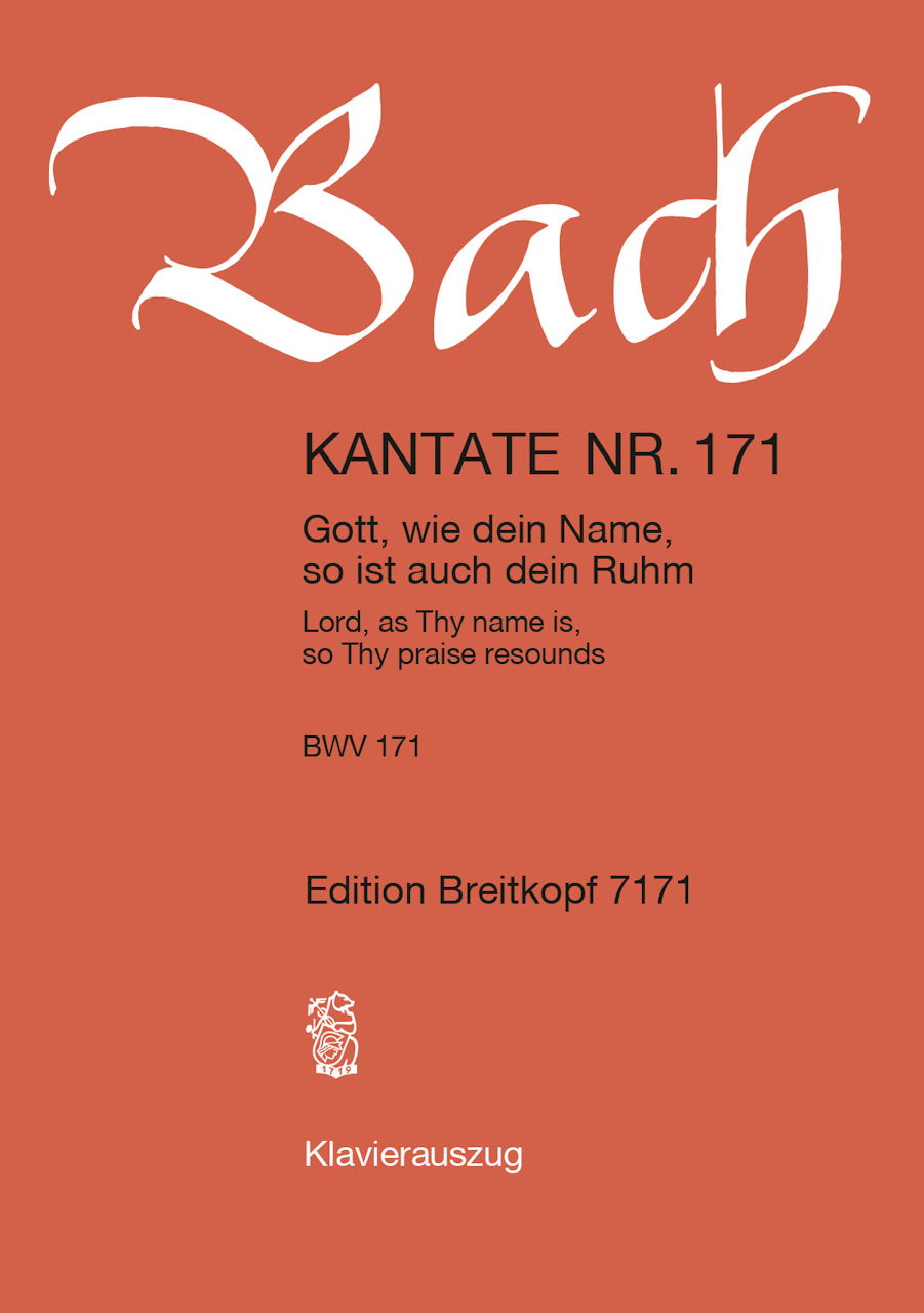 Bach, Kantate Nr.171 (Breitkopf)