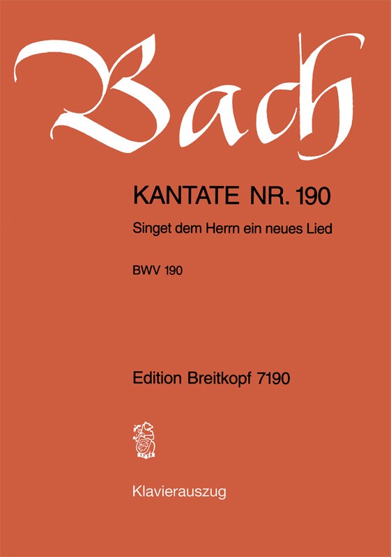Bach, Kantate Nr.190 (Breitkopf)