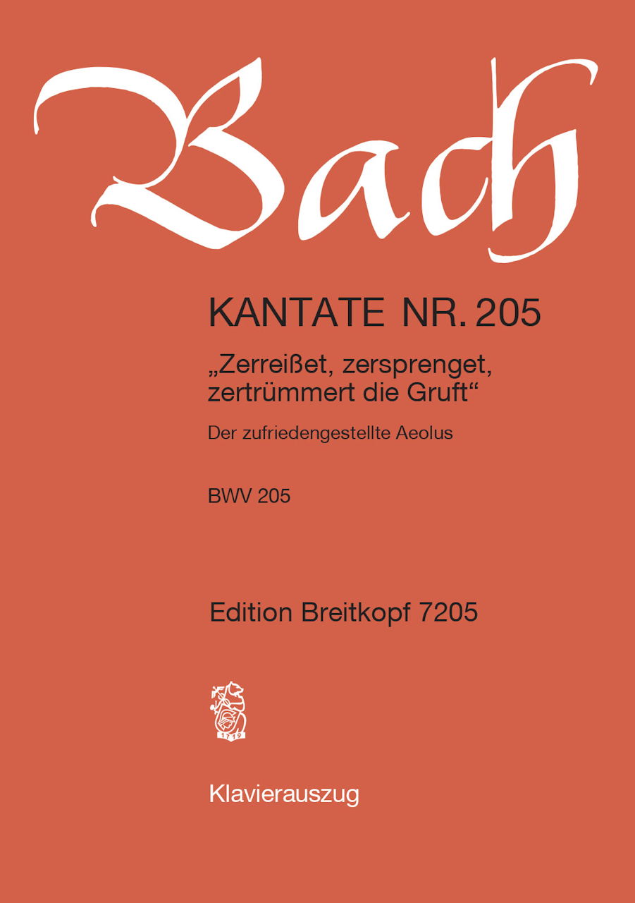 Bach, Kantate Nr.205 (Breitkopf)