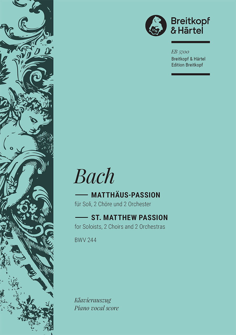 Bach, Matthaus-Passion (Schneider) (Breitkopf)