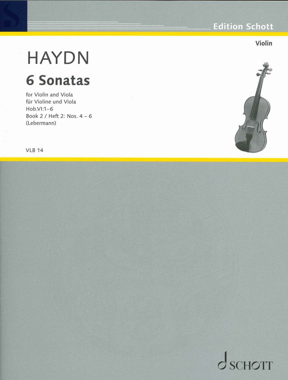 Haydn, Sonatas Hob. 6/4-6 (Vn,Va) (Schott)