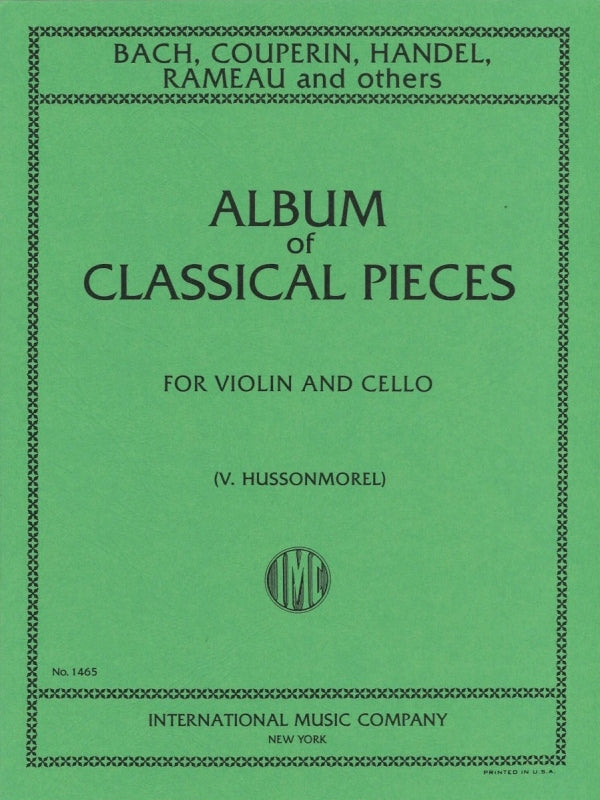 Album of 6 Classical Pieces (Vn,Vc) (IMC)