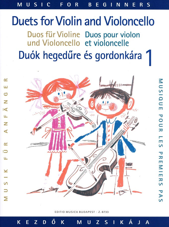 Duets for Vn & Vc for Beginners 1 (Editio Musica Budapest)