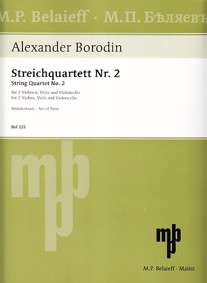 Borodin, String Quartet No. 2 in D (Belaieff)