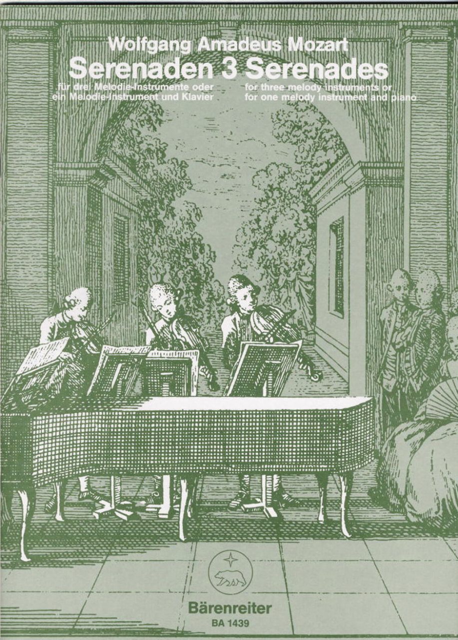 Mozart, Serenade KV Anh. 229(439b)/3 (Barenreiter)