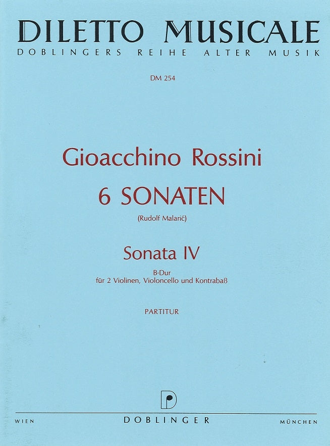 Rossini, Sonata IV B-dur (Score) (Doblinger)