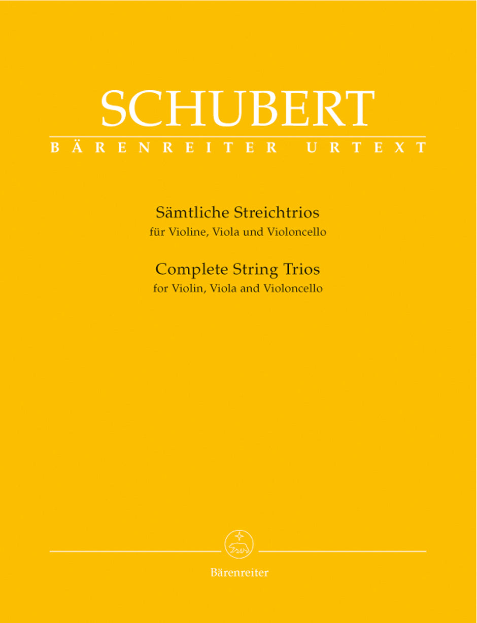 Schubert, String Trios, Complate (Barenreiter)