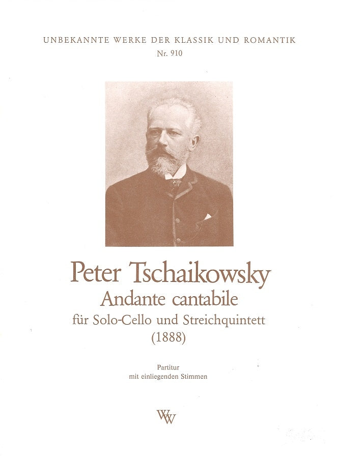 Tchaikovsky, Andante Cantabile (Vc,Str) (Wollenweber)