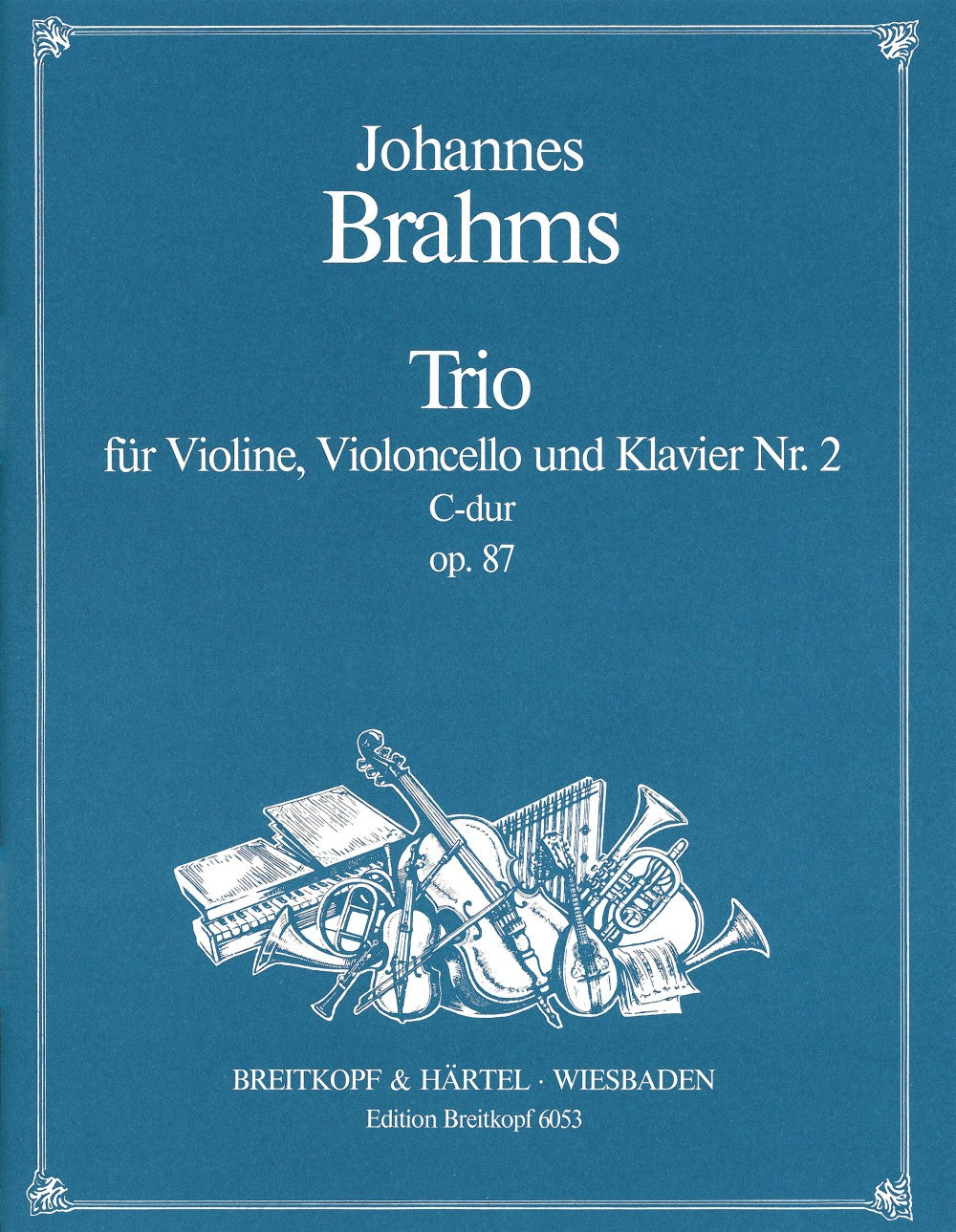 Brahms, Piano Trio No. 2 op. 87 (Breitkopf)