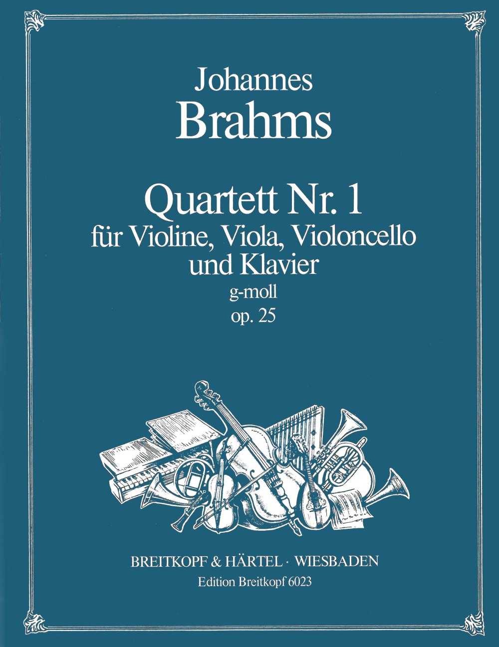 Brahms, Piano Quartet No, 1 in g op. 25 (Breitkopf)