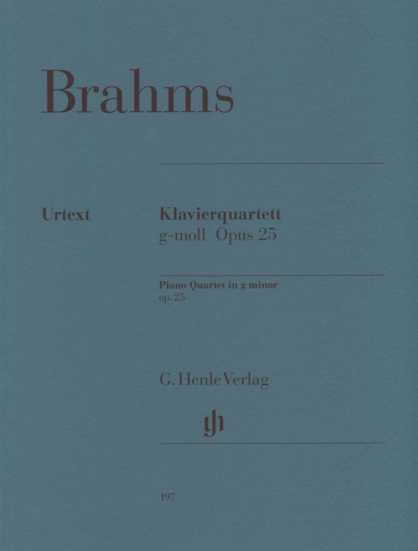 Brahms, Piano Quartet No, 1 in g op. 25 (Henle)
