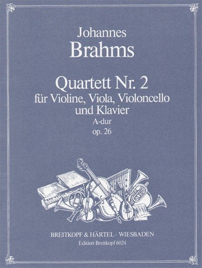 Brahms, Piano Quartet No. 2 in A op. 26 (Breitkopf)
