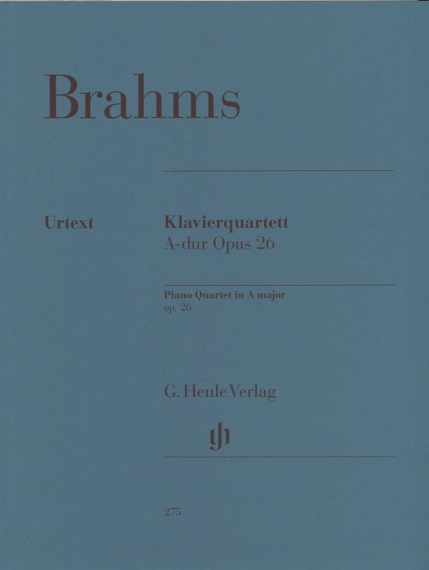 Brahms, Piano Quartet No. 2 in A op. 26 (Henle)