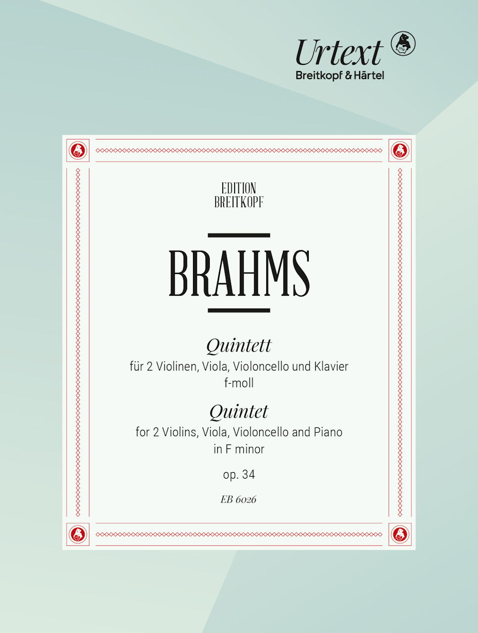 Brahms, Piano Quintet in f op. 34 (Breitkopf)