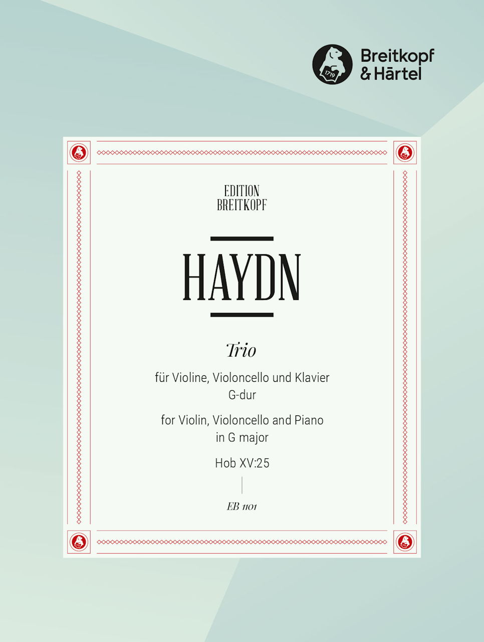 Haydn, Trio Hob. 15/25 in G 'Zigeuner-' (Breitkopf)