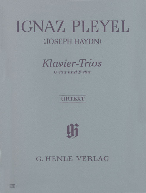 Pleyel, Piano Trios in C, F (Henle)