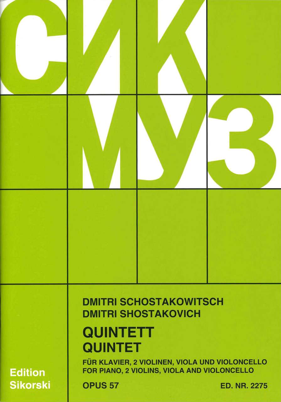 Shostakovich, Quintett op. 57 (Sikorski)