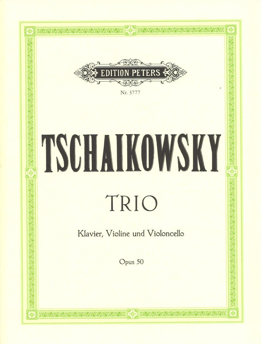 Tchaikovsky, Trio op. 50 in a (Hermann) (Peters)