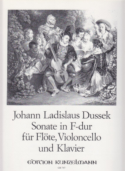 Dussek, Sonata op. 65 in F (Fl,Vc,Pf) (Kunzelmann)