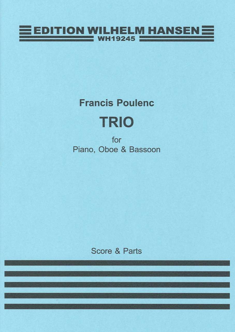 Poulenc, Trio (Ob,Bn,Pf) (W.Hansen)