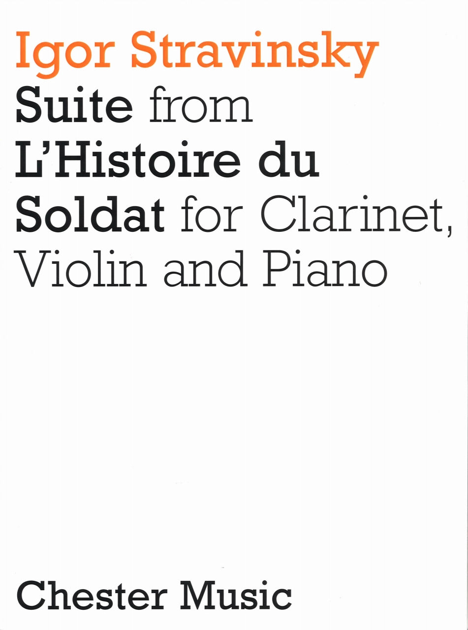 Stravinsky, Histoire du soldat(Cl,Vn,Pf) (Chester)