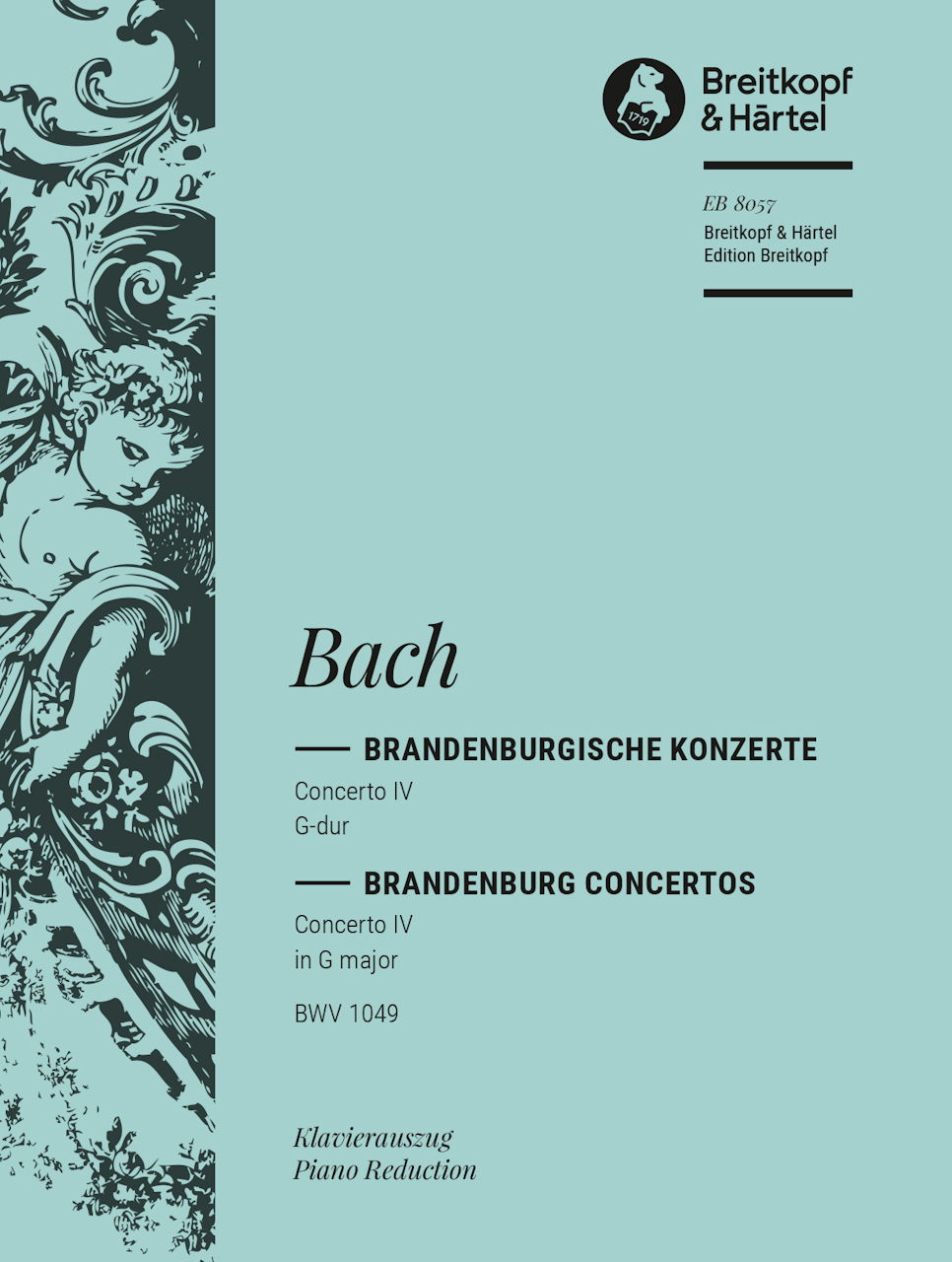 Bach, Brandenburg Conc. 4 (2Rec,Vn,Kbd) (Breitkopf)