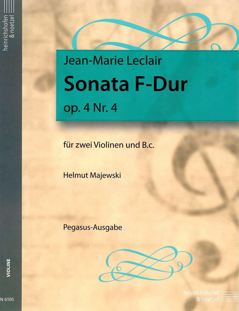 Leclair, Sonata op. 4/4 (2Vn,Bc) (Heinrichshofen)