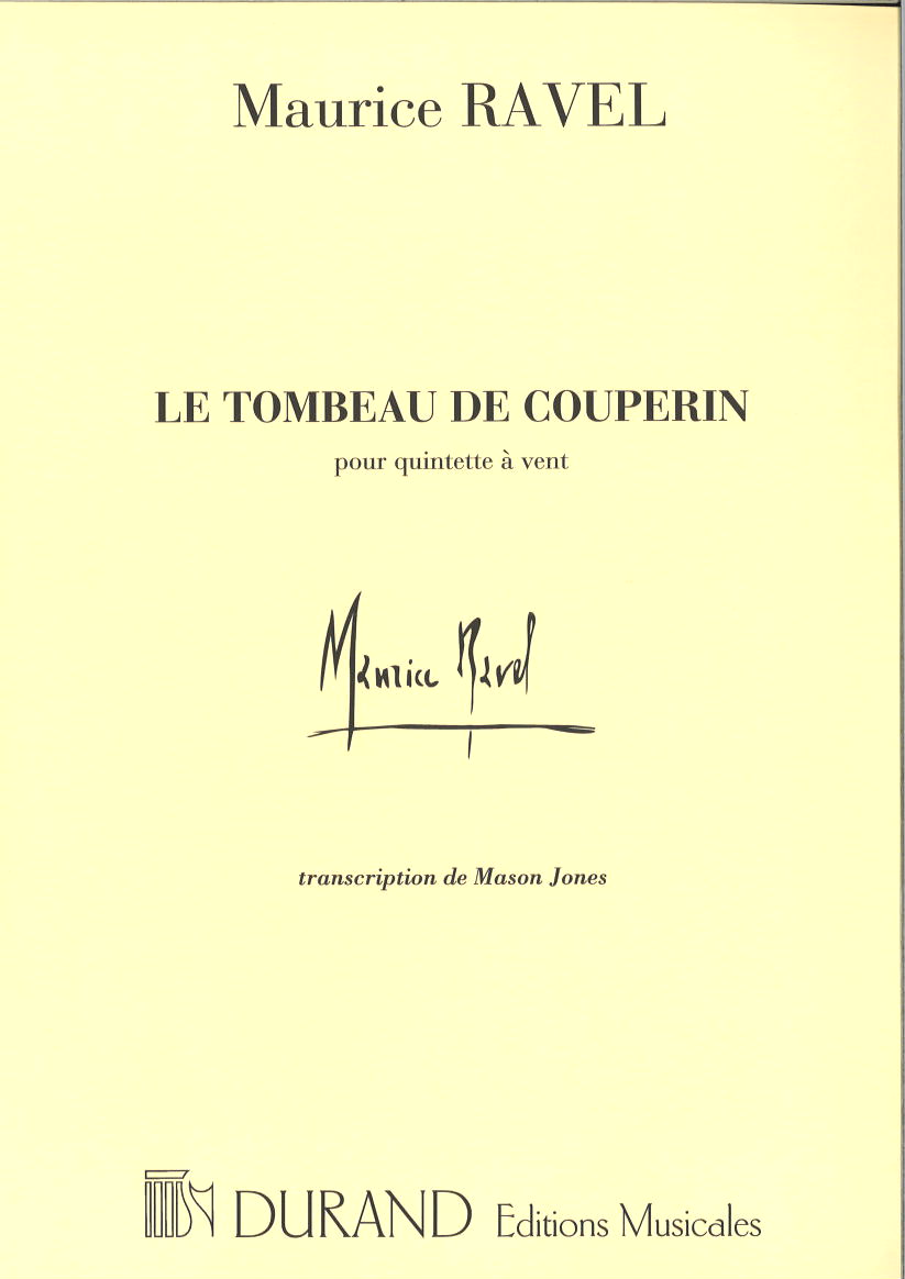 Ravel, Tombeau de Couperin (Parts) (Durand)