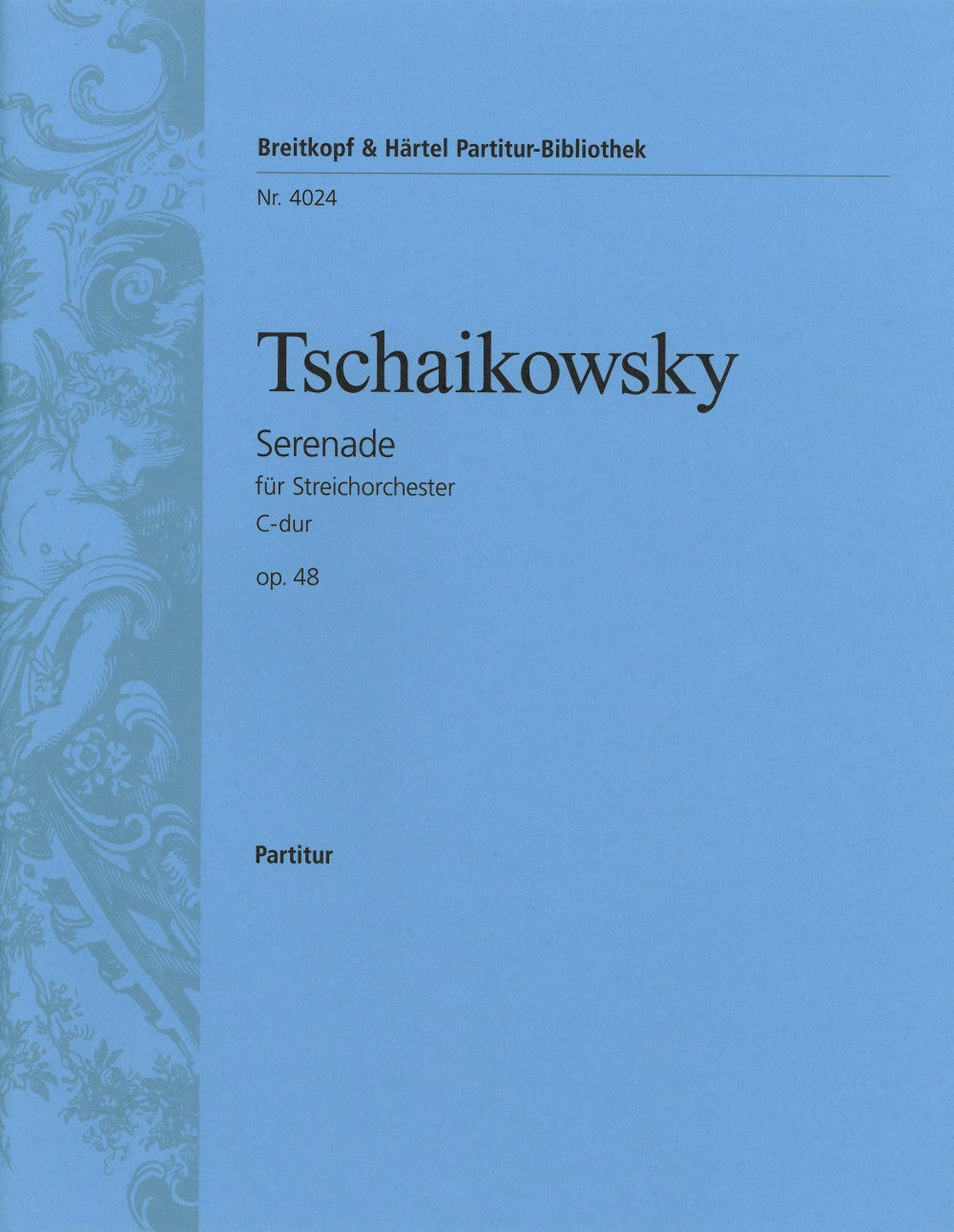 Tchaikovsky, Serenade op. 48 (Partitur) (Breitkopf)