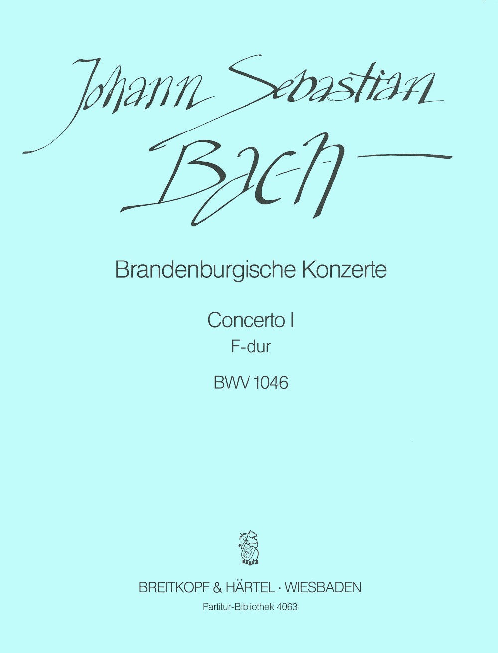 Bach, Brandenburg Concerto 1 Full Score (Breitkopf)