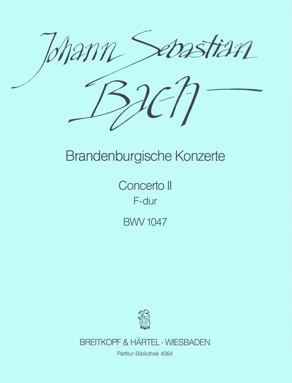Bach, Brandenburg Concerto 2 Full Score (Breitkopf)