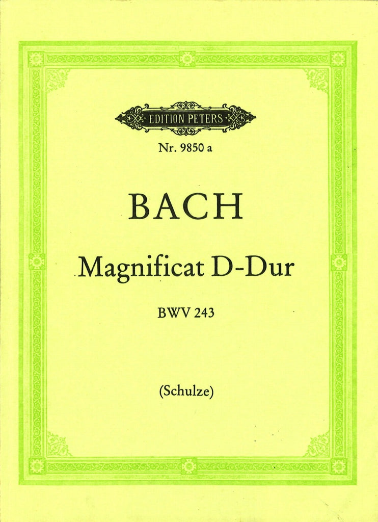 Bach, BWV 243 Magnificat in D (Peters)