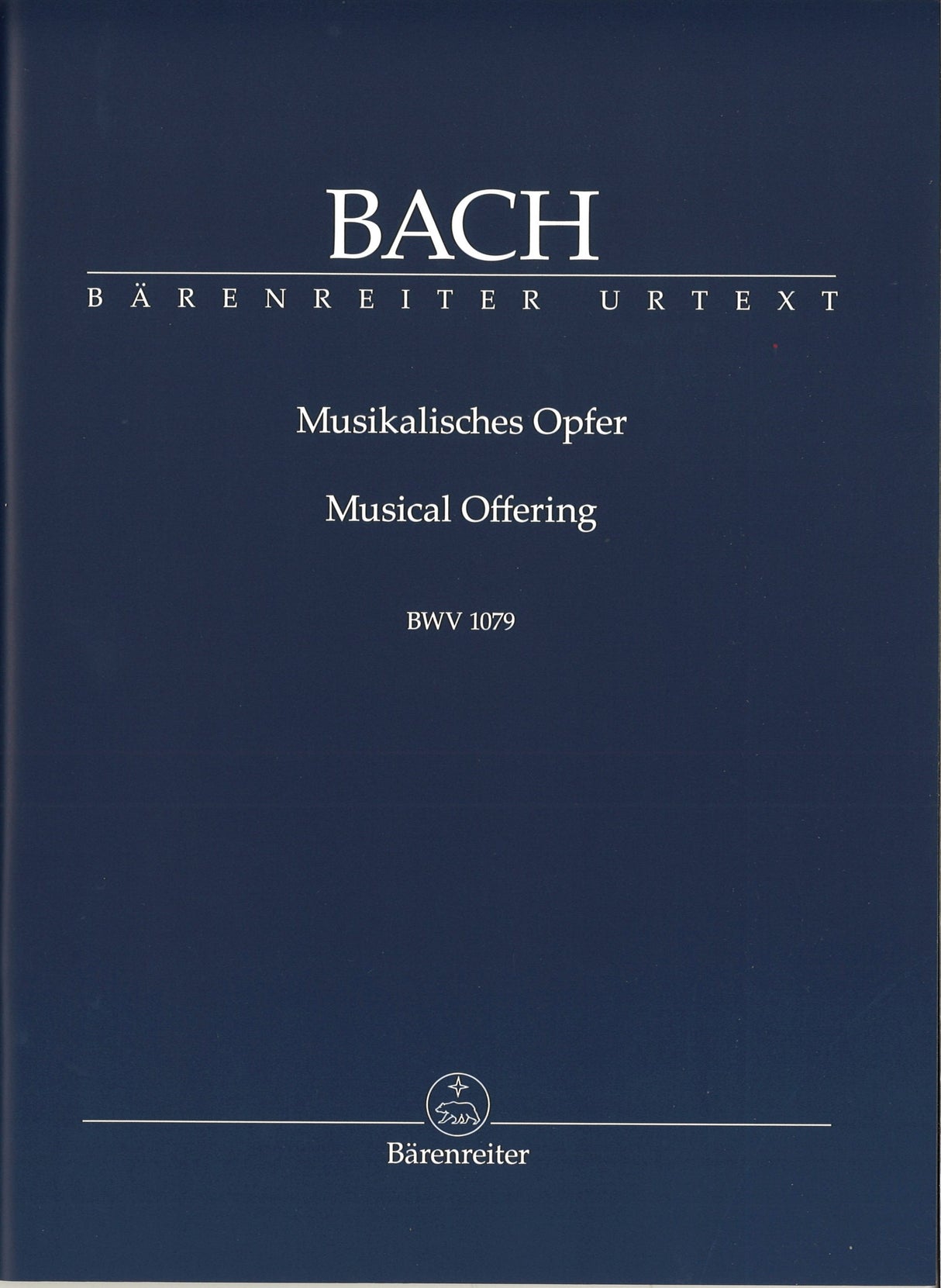 Bach, Musikalisches Opfer BWV 1079 (Barenreiter)