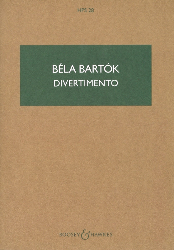 Bartok, Divertimento for String Orch. (Boosey)