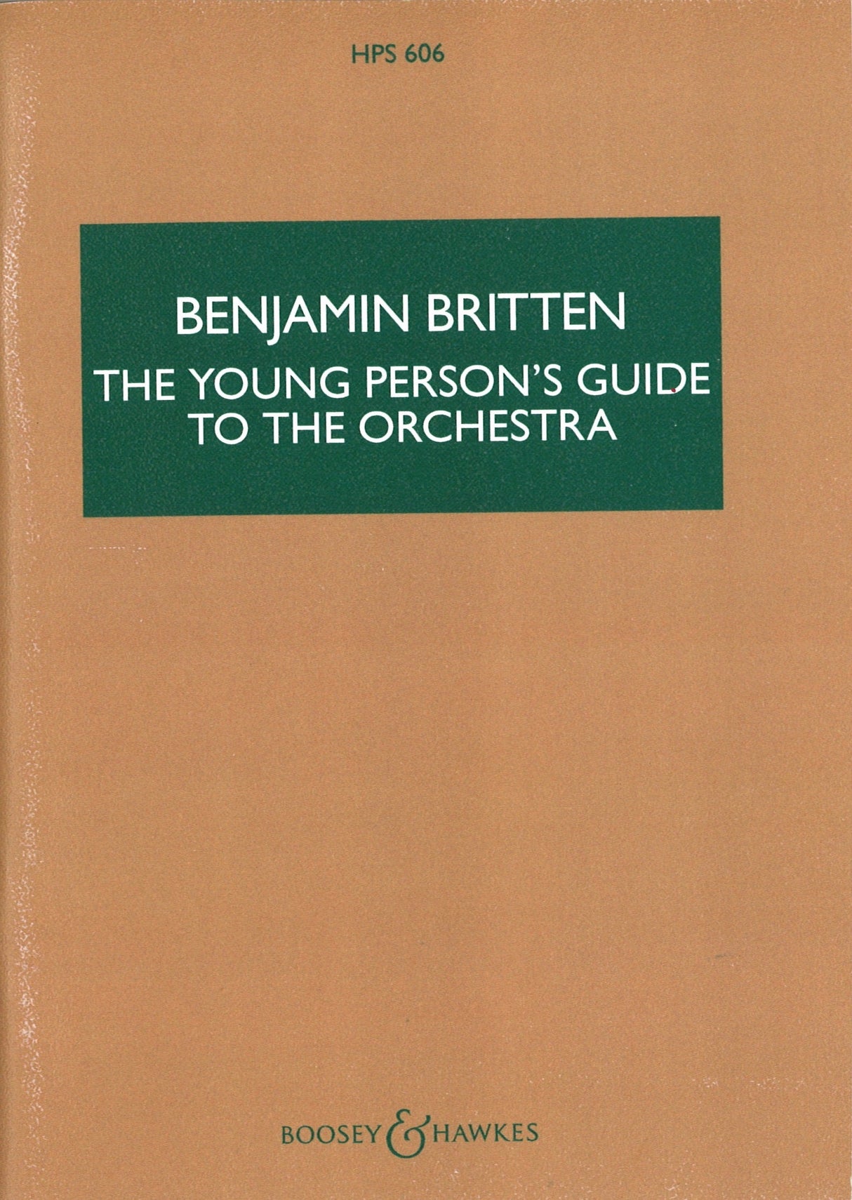 Britten, Young Person's Guide to the Orc (Boosey)