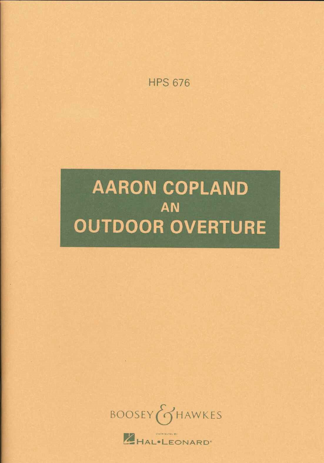 Copland, Outdoor Overture (Boosey)