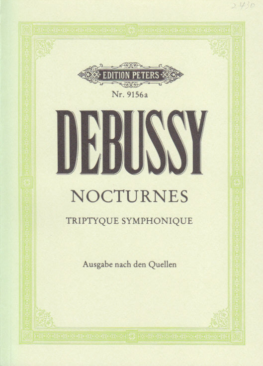 Debussy, Nocturnes (Peters)