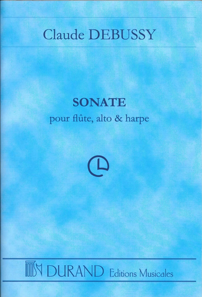 Debussy, Sonate pour flute, alto & harpe (Durand)