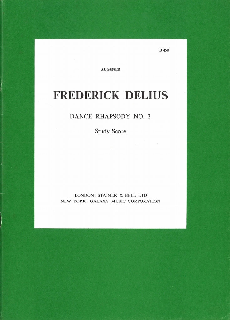 Delius, Dance Rhapsody No. 2 (Stainer & Bell)