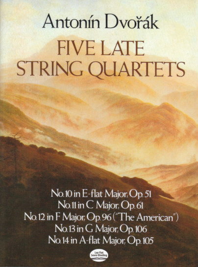 Dvorak, 5 Late String Quartets (Dover)