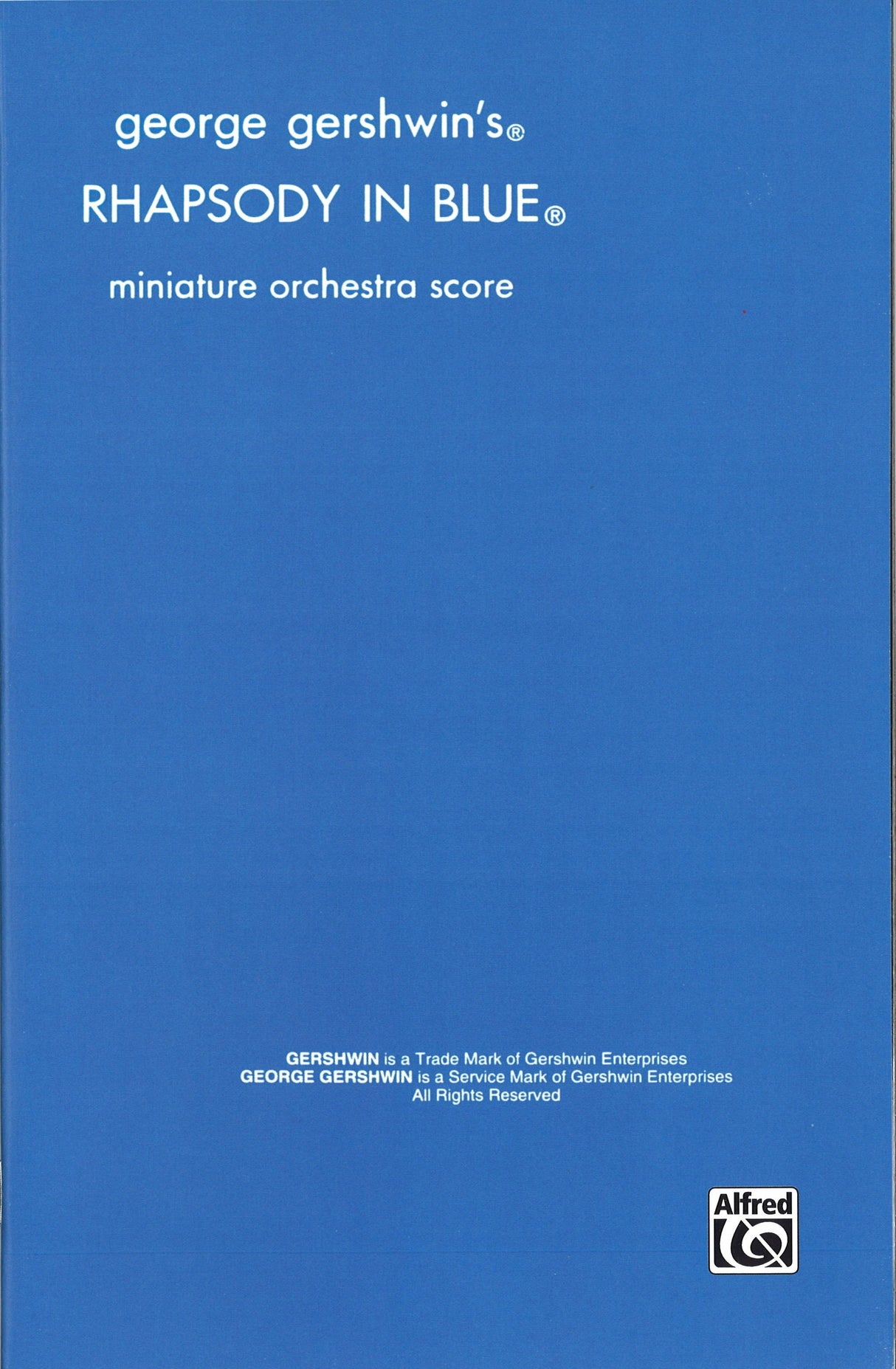 Gershwin, Rhapsody in Blue (Warner Bros.)